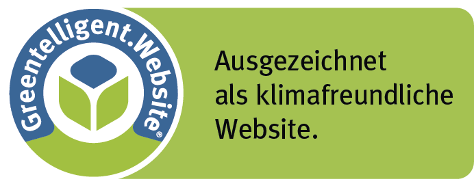 Zertifizierte klimaneutrale Website